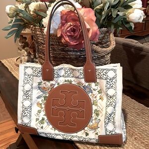 Tory Burch Ella Bird Tote 15x10 BEAUTIFUL